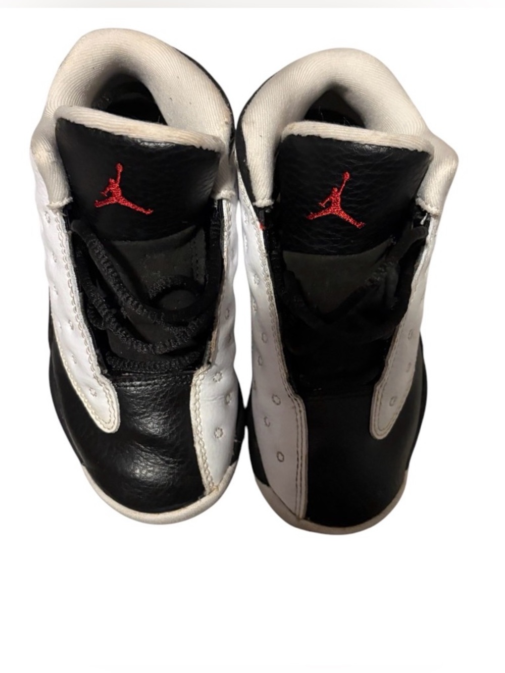Jordan Kids Black, White & Red High-Top Sneakers